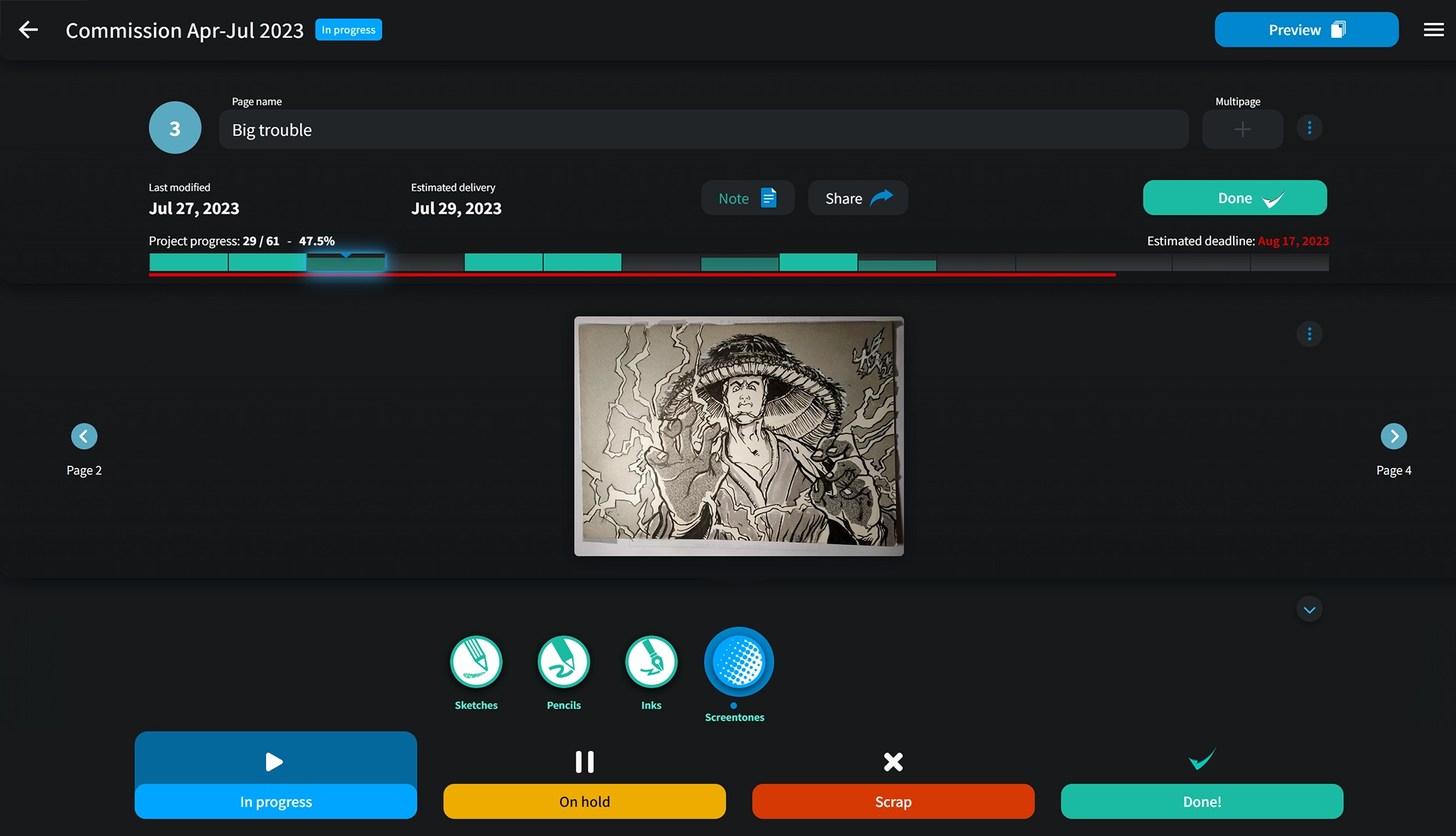 ComicsFlow — Organize and schedule your creative workflow
